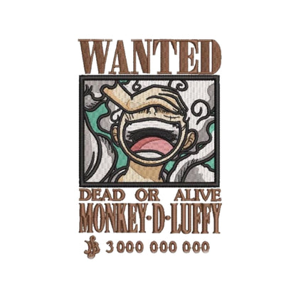 Wanted Monkey d luffy -(One piece )