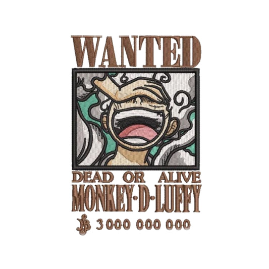 Wanted Monkey d luffy -(One piece )