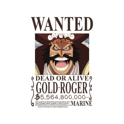 Gold roger wanted - (One piece )