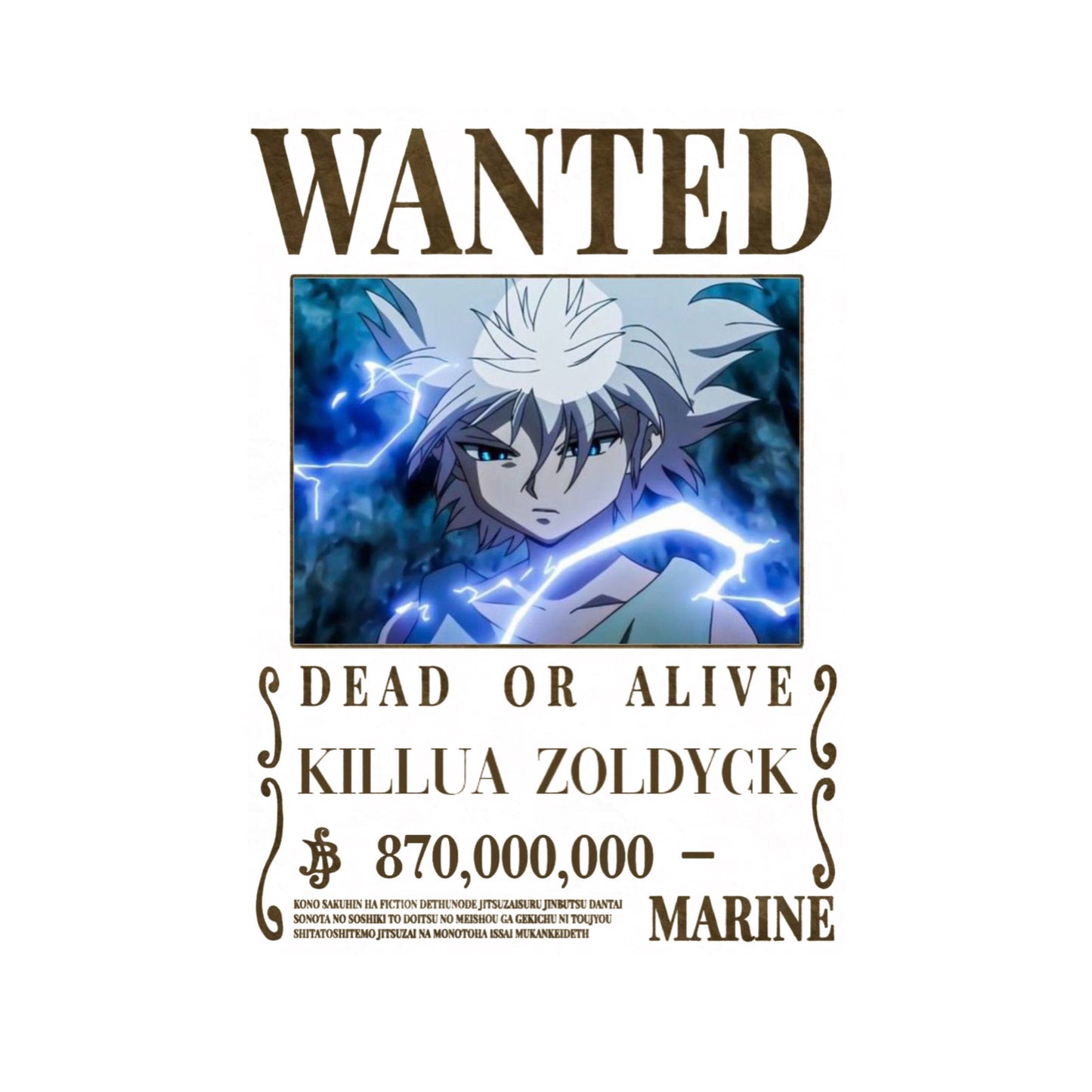 Killua wanted - (Hunter x Hunter)