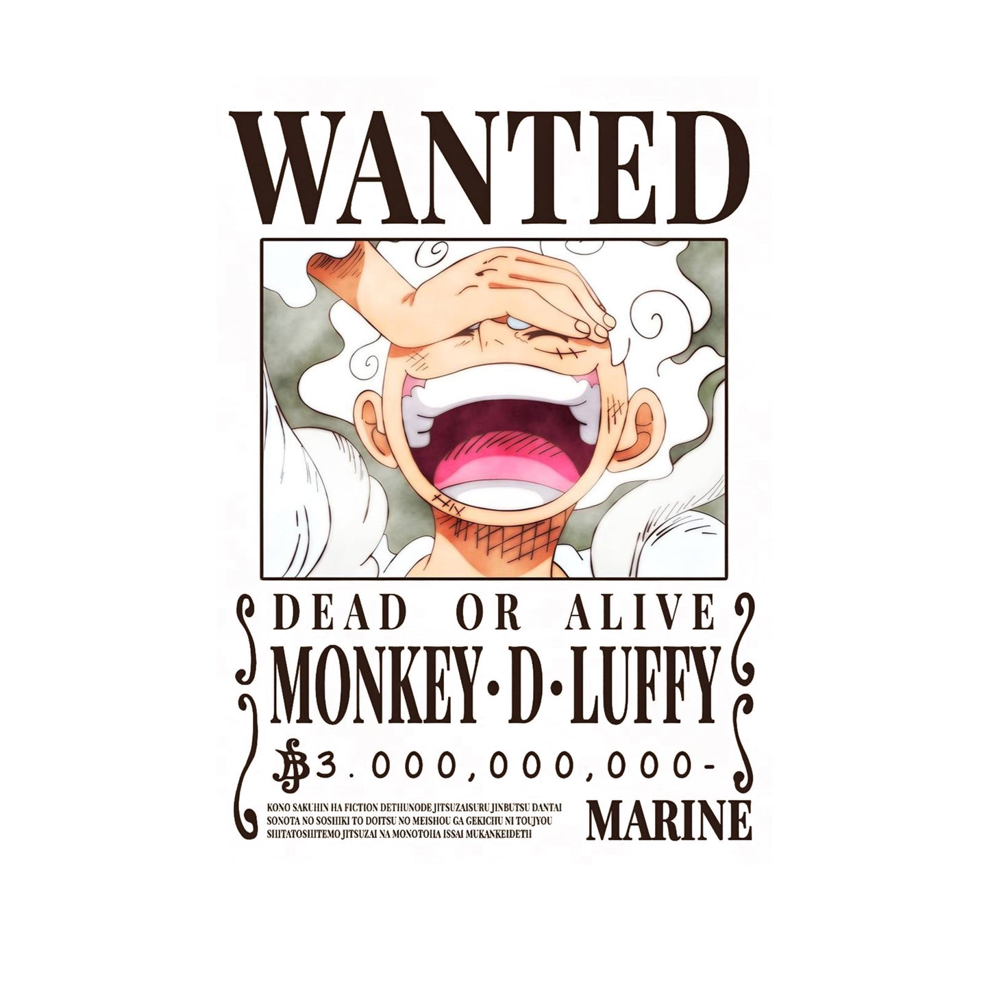 Monkey d Luffy wanted - (One piece )