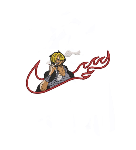 Vin smoke sanji swoosh-(One piece )